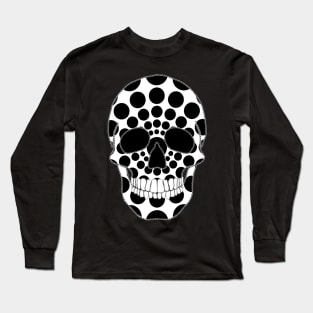 Two Tone Skull Long Sleeve T-Shirt